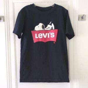 Navy Blue Levi's Snoopy Tee